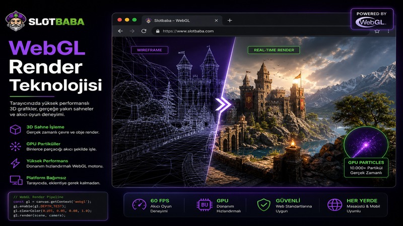 WebGL render teknolojisi görseli