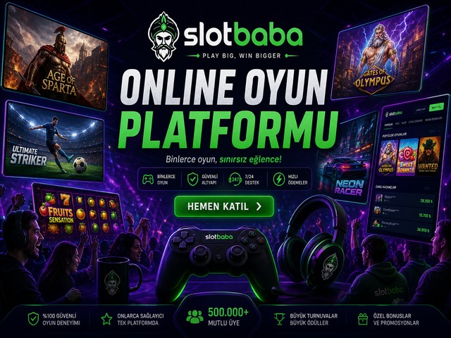 Slotbaba online oyun platformu tanıtım görseli