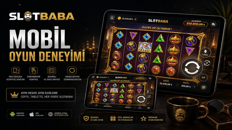 Slotbaba mobil oyun deneyimi görseli